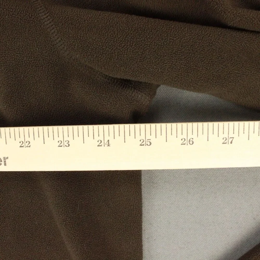 Eddie Bauer First Ascent Mens XXL Brown Fleece Quarter Zip Pullover - Picture 7 of 9